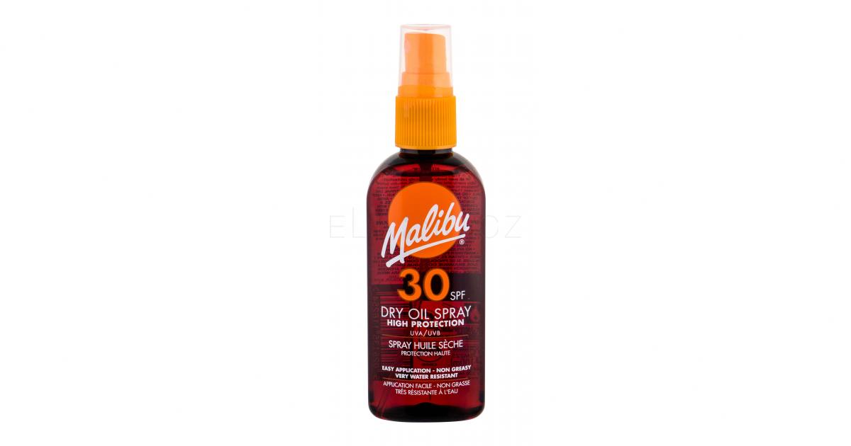 Malibu Dry Oil Spray SPF30 Opalovací přípravek na tělo 100 ml ELNINO CZ