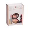 Elizabeth Arden FourEver Bronze Dárková kazeta rozjasňující bronzer 15 g + řasenka Grand Entrance 2,5 ml 01 Stunning Black + rtěnka 3,5 g Pink Pucker poškozená krabička