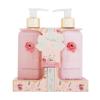 Baylis &amp; Harding Royale Garden Luxury Hand Care Set Dárková kazeta tělové mléko Royale Garden Rose, Poppy &amp; Vanilla 300 ml + mýdlo na ruce Royale Garden Rose, Poppy &amp; Vanilla 300 ml