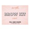 Barry M Brow Kit Set a paletka na obočí pro ženy 4,5 g Odstín Light