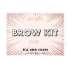 Barry M Brow Kit Set a paletka na obočí pro ženy 4,5 g Odstín Dark