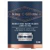 Gillette King C. Double Edge Safety Razor Blades Náhradní břit pro muže Set