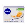 Nivea Honey &amp; Oil Tuhé mýdlo 100 g