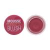 Makeup Revolution London Mousse Blush Tvářenka pro ženy 6 g Odstín Blossom Rose Pink