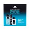 Adidas Ice Dive Dárková kazeta toaletní voda 100 ml + deodorant 150 ml + sprchový gel 250 ml poškozená krabička