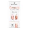 Essence French Manicure Stencils 01 French Tips &amp; Tricks Manikúra pro ženy Set