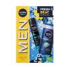 Nivea Men Fresh Beat Dárková kazeta sprchový gel Men Fresh Kick 250 ml + antiperspirant Men Deep Beat 150 ml poškozená krabička