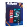 Gillette Mach3 Dárková kazeta holicí strojek 1 ks + náhradní hlavice 1 ks + sprchový gel a šampon Old Spice Whitewater 3in1 250 ml