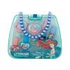 Lip Smacker Disney Princess Ariel Mini Makeup Bag Dárková kazeta balzám na rty 2 x 3,4 g + krémový lesk na rty 2 x 2 g + lak na nehty 2 x 4,25 g + prsten + plastová kabelka