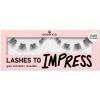 Essence Lashes To Impress 08 Pre-Cut Lashes Umělé řasy pro ženy 1 ks