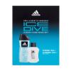 Adidas Ice Dive Dárková kazeta voda po holení 100 ml + sprchový gel 250 ml poškozená krabička