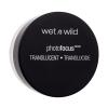 Wet n Wild Photo Focus Loose Setting Powder Pudr pro ženy 20 g Odstín Translucent