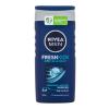 Nivea Men Fresh Kick Shower Gel 3in1 Sprchový gel pro muže 250 ml poškozený flakon