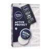 Nivea Men Active Protect Dárková kazeta krém na obličej, tělo a ruce Men Creme 75 ml + sprchový gel Men Active Clean 250 ml