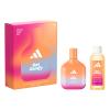 Adidas Vibes Get Comfy Dárková kazeta parfémovaná voda 100 ml + sprchový gel 100 ml