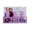 Lip Smacker Disney Frozen Nail Polish Set Dárková kazeta lak na nehty 3 x 4 ml + samolepky na nehty