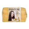 Pantene PRO-V Your Golden Me Time Kit Dárková kazeta šampon Intensive Repair 250 ml + kondicionér Intensive Repair 160 ml + olej na vlasy Keratin Protect Oil 100 ml + intenzivní péče na vlasy Serum Shots Intensive Repair 3x15 ml + kosmetická taštička