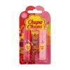 Chupa Chups Lip Balm Duo SET1 Dárková kazeta balzám na rty 4 g Watermelon Mix + balzám na rty 4 g Peach Pulp