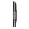 Makeup Revolution London Duo Brow Definer Tužka na obočí pro ženy 0,25 g Odstín Medium Brown