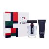 Tommy Hilfiger Impact SET1 Dárková kazeta toaletní voda 100 ml + sprchový gel 100 ml + toaletní voda 4 ml