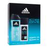 Adidas Ice Dive Dárková kazeta deodorant 75 ml + sprchový gel 250 ml