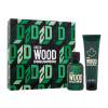 Dsquared2 Green Wood Dárková kazeta toaletní voda 100 ml + sprchový gel 150 ml