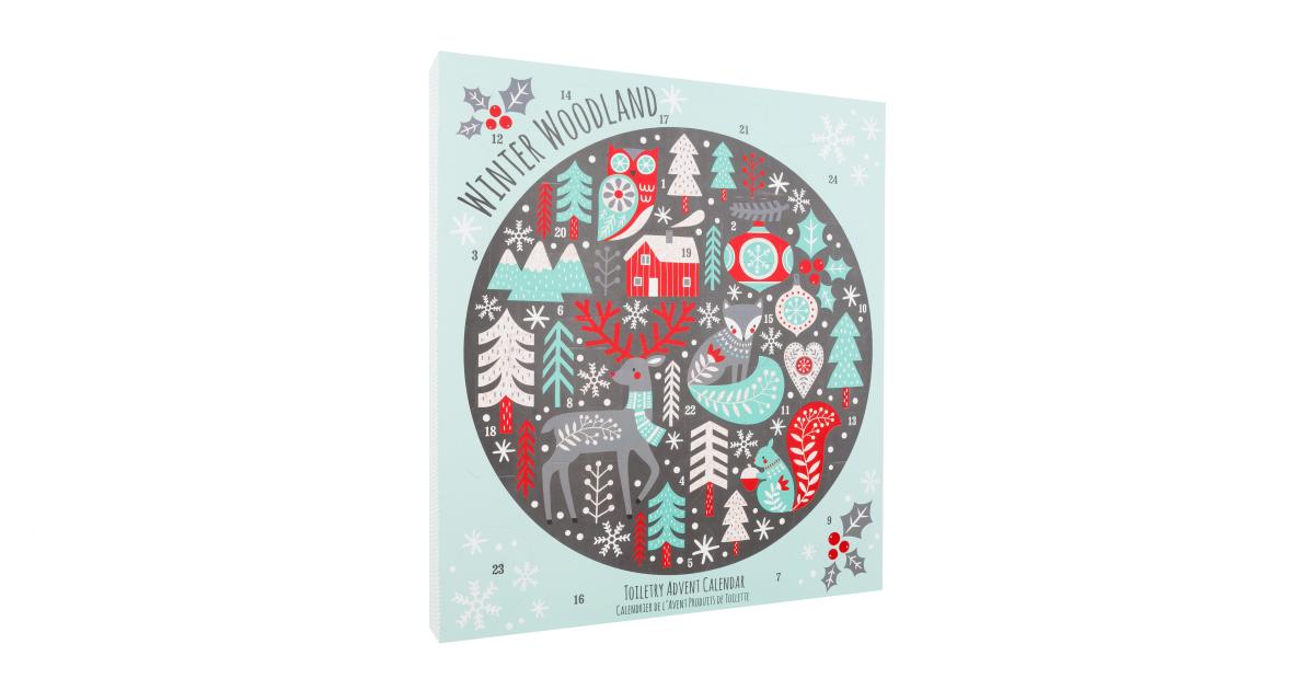 Technic Toiletry Advent Calendar Winter Woodland Dárková kazeta