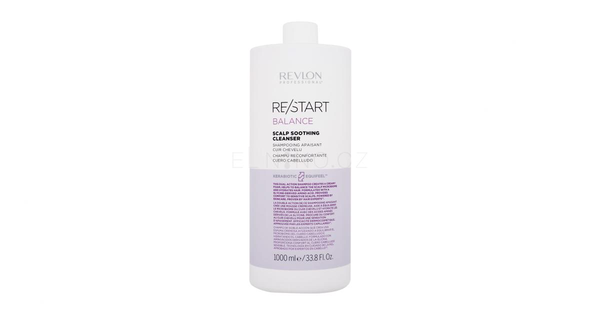 Revlon Professional Restart Balance Scalp Soothing Cleanser Šampon Pro ženy 1000 Ml Elninocz