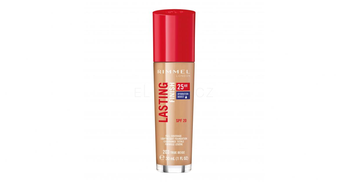 Rimmel London Lasting Finish 25h Spf20 Make Up Pro ženy 30 Ml Odstín 203 True Beige Elninocz 0611