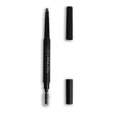 Makeup Revolution London Duo Brow Definer Tužka na obočí pro ženy 0,15 g Odstín Brown