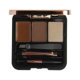 Makeup Revolution London Brow Sculpt Kit Set a paletka na obočí pro ženy 2,2 g Odstín Brown