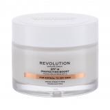 Revolution Skincare Moisture Cream Normal to Dry Skin SPF15 Denní pleťový krém pro ženy 50 ml poškozená krabička