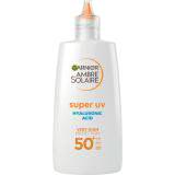 Garnier Ambre Solaire Super UV Hyaluronic Acid SPF50+ Opalovací přípravek na obličej 40 ml