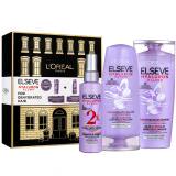 L'Oréal Paris Elseve Hyaluron Plump Dárková kazeta šampon Elseve Hyaluron Plump 250 ml + kondicionér Elseve Hyaluron Plump 200 ml + sérum na vlasy Elseve Hyaluron Plump 150 ml