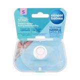 Canpol babies Easy Start Silicone Nipple Shields S Vložky do podprsenky pro ženy 2 ks