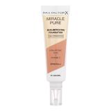 Max Factor Miracle Pure Skin-Improving Foundation SPF30 Make-up pro ženy 30 ml Odstín 85 Caramel