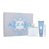 Azzaro Chrome Dárková kazeta toaletní voda 100 ml + toaletní voda 10 ml + šampon na vlasy a tělo 75 ml