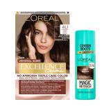 Set Barva na vlasy L'Oréal Paris Magic Retouch Instant Root Concealer Spray + Barva na vlasy L'Oréal Paris Excellence Creme Triple Protection