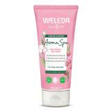 Weleda Aroma Spa Pink Pepper + Rock Rose Pampering Creamy Body Wash Sprchový krém pro ženy 200 ml