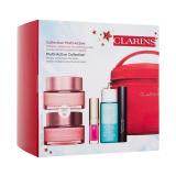 Clarins Multi-Active Collection Dárková kazeta denní pleťový krém Multi-Active Jour 50 ml + noční pleťový krém Multi-Active Nuit 50 ml + olej na rty Lip Comfort Oil 1,4 ml 04 Pitaya + odličovač očí Instant Eye Make-Up Remover 30 ml + řasenka Wonder Perfect Mascara 4D 3 ml 01 Perfect Black + pleťové 