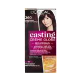 L'Oréal Paris Casting Creme Gloss Barva na vlasy pro ženy 48 ml Odstín 360 Black Cherry