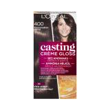 L'Oréal Paris Casting Creme Gloss Barva na vlasy pro ženy 48 ml Odstín 400 Dark Brown