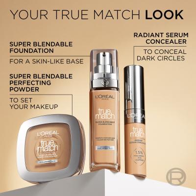 L&#039;Oréal Paris True Match Super-Blendable Foundation Make-up pro ženy 30 ml Odstín 1.D/1.W