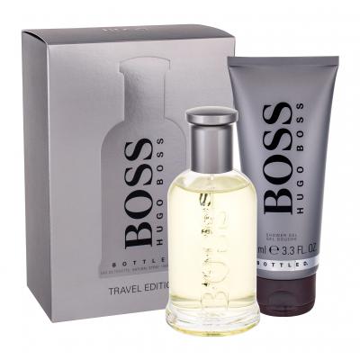 HUGO BOSS Boss Bottled Dárková kazeta toaletní voda 100 ml + sprchový gel 100 ml poškozená krabička