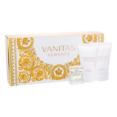 Versace Vanitas Dárková kazeta toaletní voda 4,5 ml + tělové mléko 25 ml + sprchový gel 25 ml