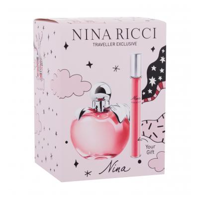 Nina Ricci Nina Dárková kazeta toaletní voda 80 ml + toaletní voda roll-on 10 ml