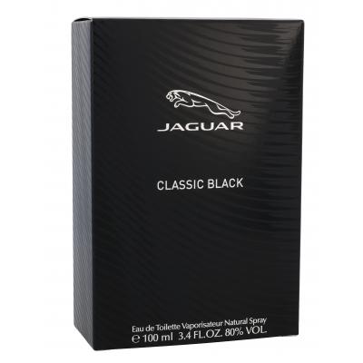 Jaguar Classic Black Toaletní voda pro muže 100 ml poškozená krabička