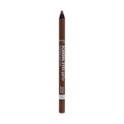 Rimmel London Scandaleyes Kajal 24HR Tužka na oči pro ženy 1,3 g Odstín 003 Brown