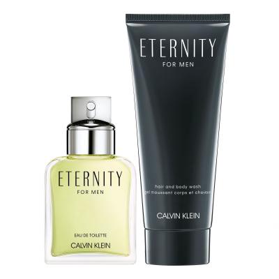 Calvin Klein Eternity For Men Dárková kazeta toaletní voda 50 ml + sprchový gel 100 ml