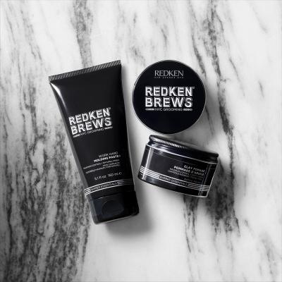 Redken Brews Clay Pomade Gel na vlasy pro muže 100 ml